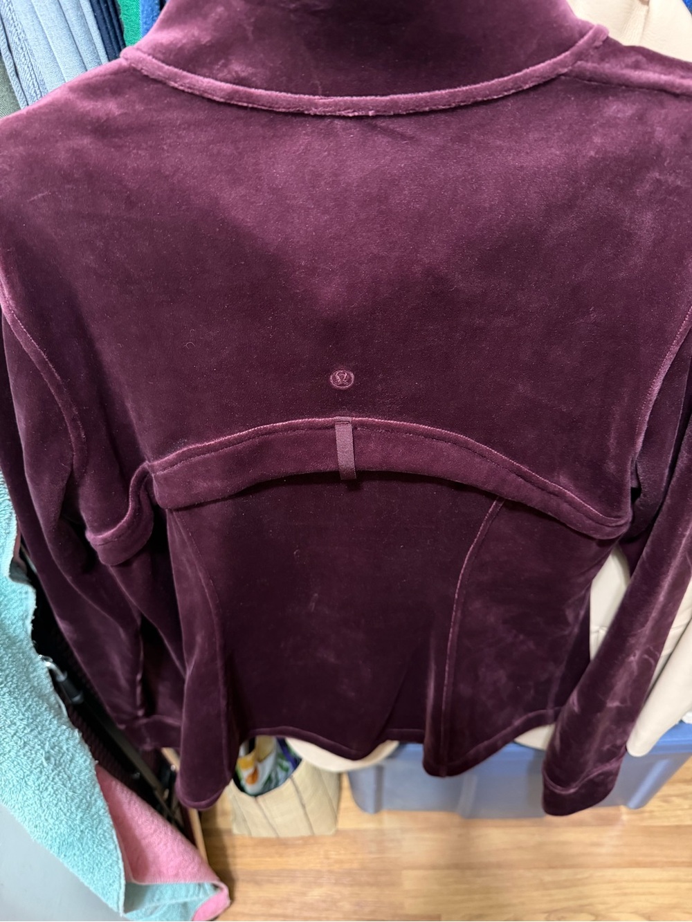 lululemon athletica Velvet Zip Bomber Jacket — Deep Wine - Picture 4 of 5